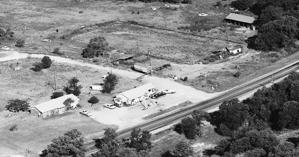 Vintage Aerial photo from 1983 in Parker County, TX