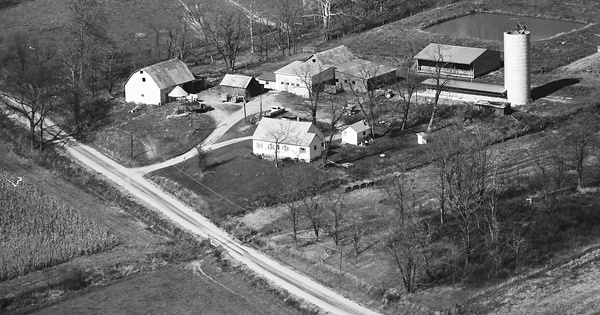 Vintage Aerial photo from 1975 in Highland County, OH