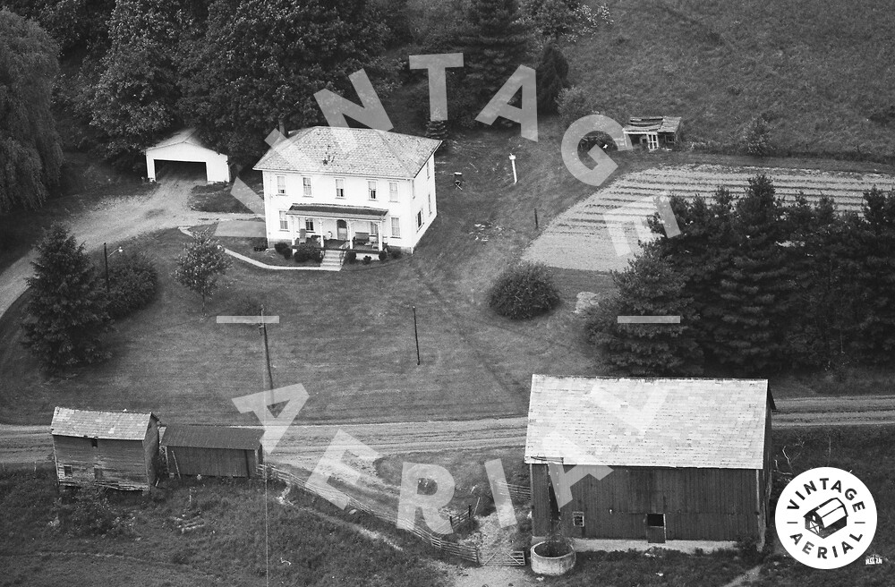 Vintage Aerial Ohio Coshocton County 1976 16CCO21