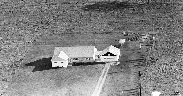 Vintage Aerial photo from 1963 in Richland County, OH