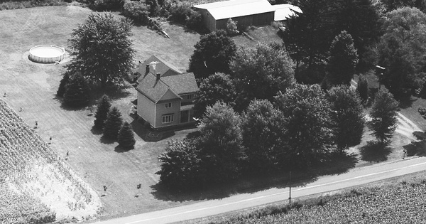 Vintage Aerial photo from 1983 in Wayne County, NY