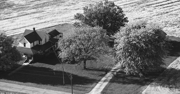 Vintage Aerial photo from 1974 in Fayette County, OH