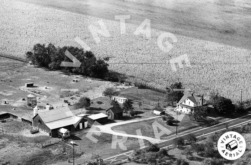 Vintage Aerial Ohio Franklin County 1963 24DFR30