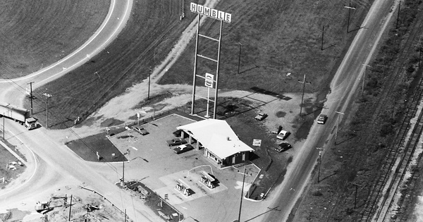 Vintage Aerial photo from 1971 in Tuscarawas County, OH