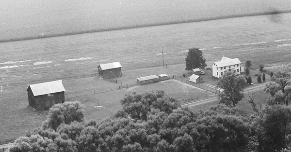Vintage Aerial photo from 1972 in Knox County, OH
