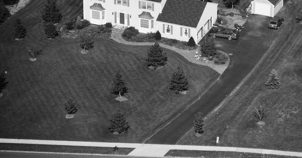 Vintage Aerial photo from 1986 in Somerset County, NJ
