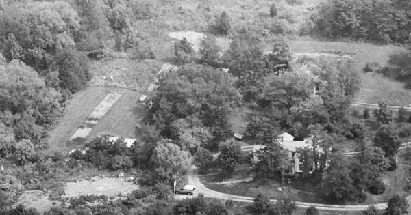 Vintage Aerial photo from 1982 in Cayuga County, NY