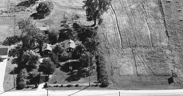 Vintage Aerial photo from 1964 in Erie County, OH