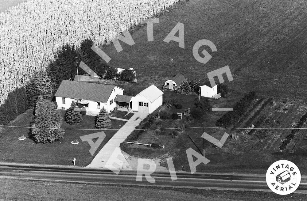 Vintage Aerial Ohio Wayne County 1965 83IWA28