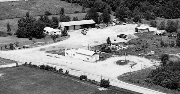 Vintage Aerial photo from 1982 in Ashland County, OH
