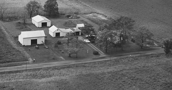 Vintage Aerial photo from 1979 in Logan County, OH