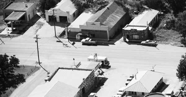 Vintage Aerial photo from 1987 in Gillespie County, TX