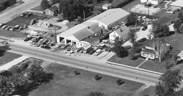 Vintage Aerial photo from 1983 in Randolph County, IL
