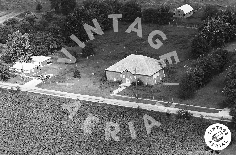 Vintage Aerial Illinois Vermilion County 1972 71KVE27
