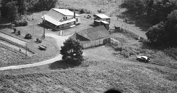 Vintage Aerial photo from 1975 in Fulton County, PA