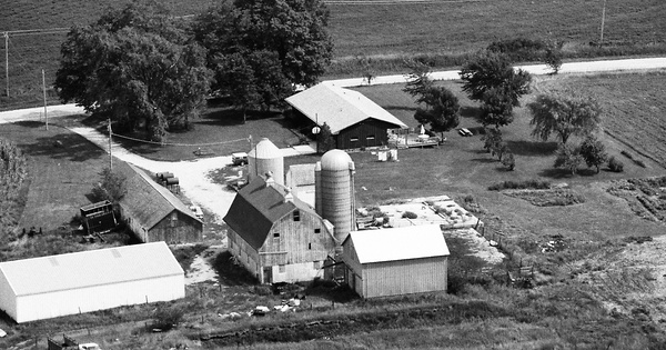 Vintage Aerial photo from 1989 in Winnebago County, IL