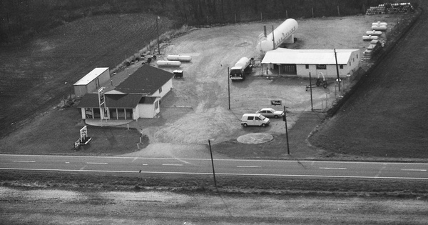 Vintage Aerial photo from 1987 in Adams County, IN