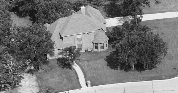 Vintage Aerial photo from 1985 in Tarrant County, TX