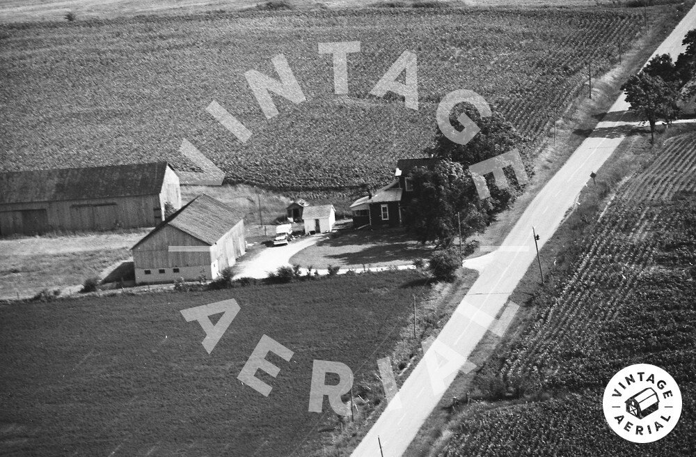 Vintage Aerial Ohio Darke County 1977 126FDA31