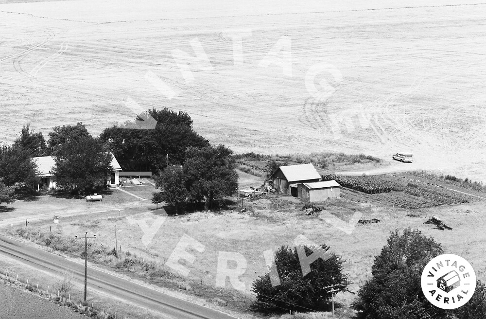 Vintage Aerial Kansas Sumner County 1977 26KSU8