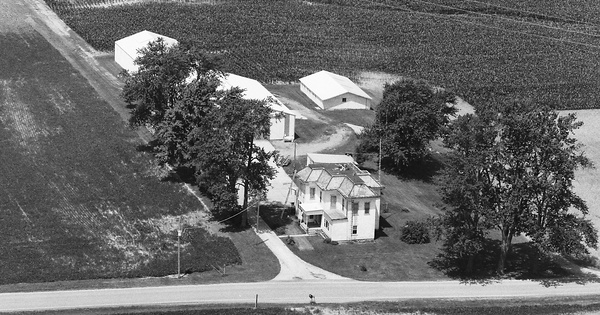 Vintage Aerial photo from 1997 in Hancock County, OH