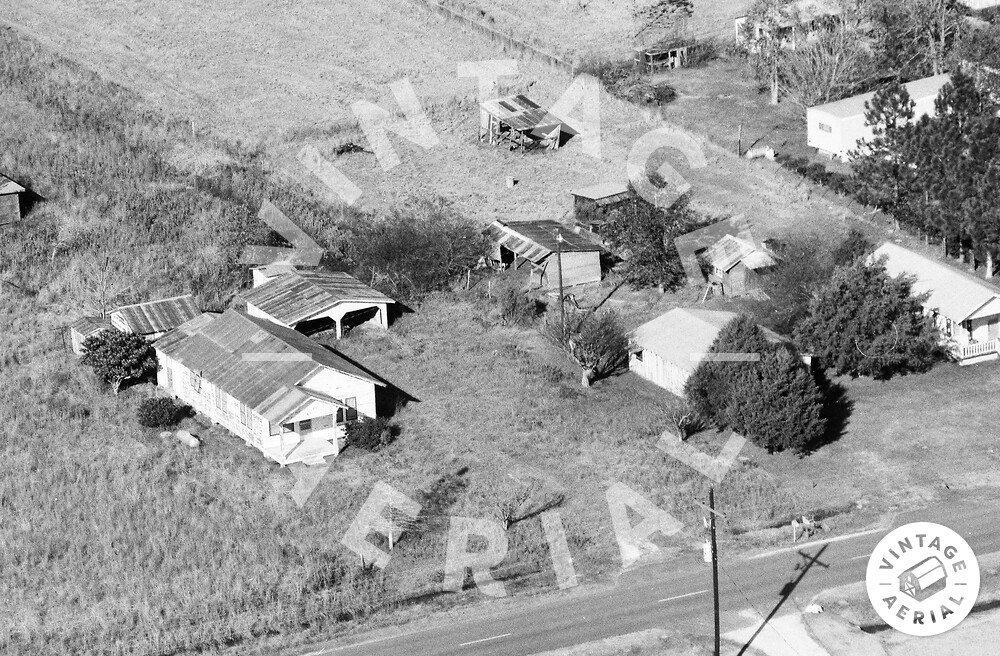 Vintage Aerial Louisiana Acadia Parish 1987 5GGAC11