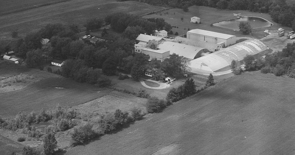 Vintage Aerial photo from 1980 in Morrow County, OH
