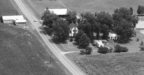 Vintage Aerial photo from 1988 in Cabarrus County, NC