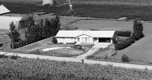Vintage Aerial photo from 1982 in Butler County, NE