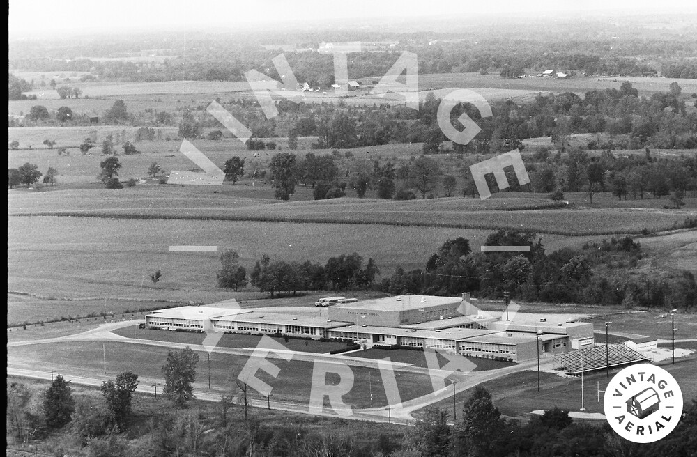 Vintage Aerial Ohio Champaign County 1968 37OCH1