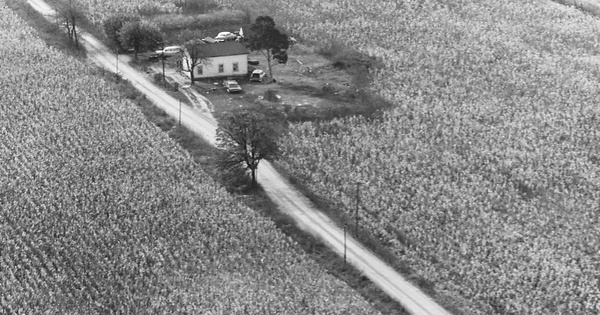 Vintage Aerial photo from 1967 in Darke County, OH