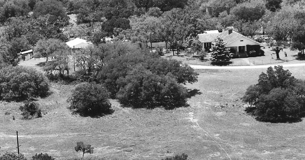 Vintage Aerial photo from 1984 in Hays County, TX