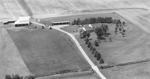 Vintage Aerial photo from 1996 in Madison County, OH