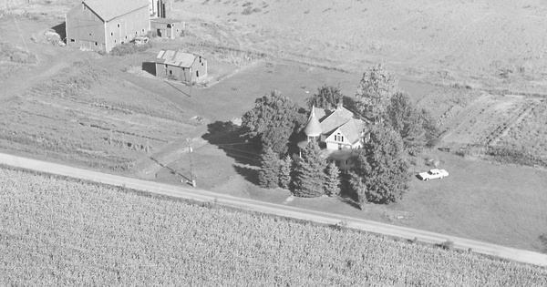 Vintage Aerial photo from 1980 in Knox County, OH