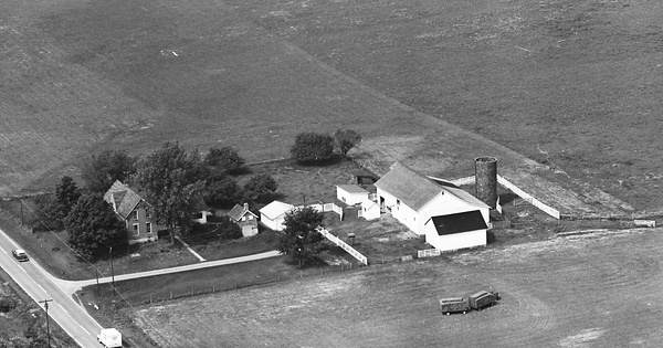 Vintage Aerial photo from 1963 in Ross County, OH