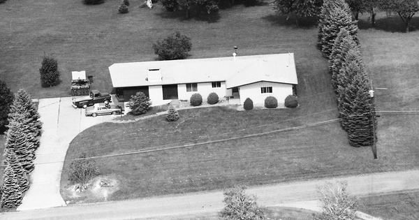 Vintage Aerial photo from 1987 in Butler County, PA