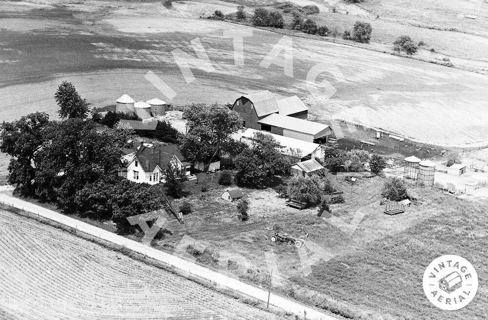 Vintage Aerial Illinois Hancock County 1967 41AHA14
