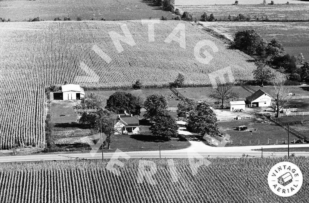 Vintage Aerial Indiana Decatur County 1972 11ODC30