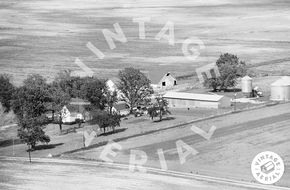 Vintage Aerial Indiana Johnson County 1981 6JJO32