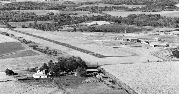 Vintage Aerial photo from 1976 in Atchison County, KS
