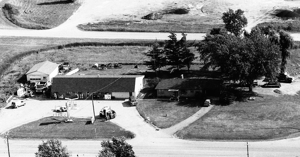 Vintage Aerial photo from 1992 in Iosco County, MI