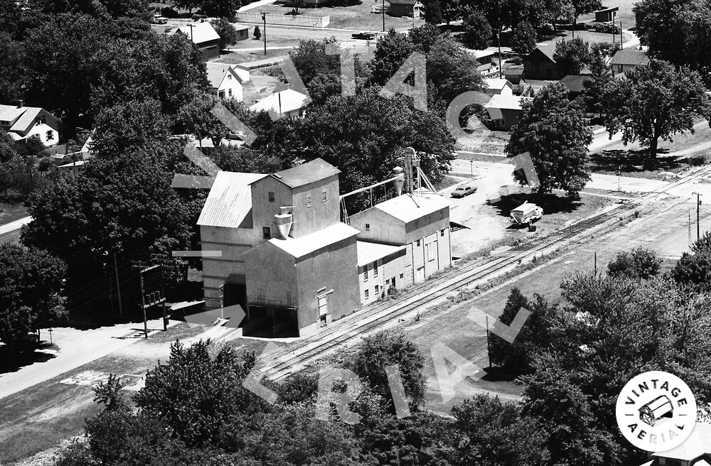 Vintage Aerial Indiana White County 1974 13FWH35