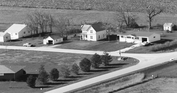 Vintage Aerial photo from 1984 in Calhoun County, IA