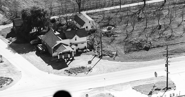 Vintage Aerial photo from 1964 in St. Clair County, MI