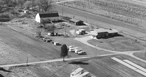 Vintage Aerial photo from 1978 in Trimble County, KY