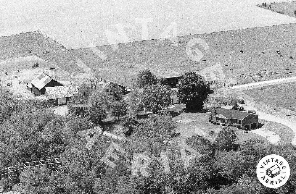 Vintage Aerial Kentucky Spencer County 1980 15SSP5