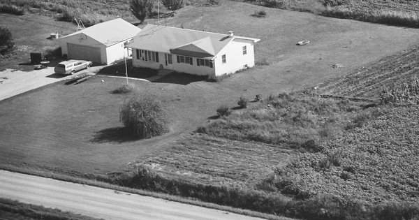 Vintage Aerial photo from 1981 in Warren County, IA