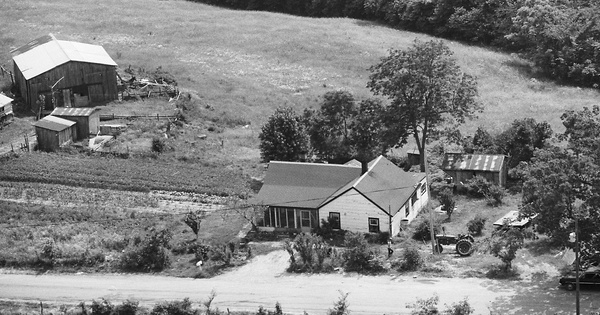 Vintage Aerial photo from 1978 in Grant County, KY