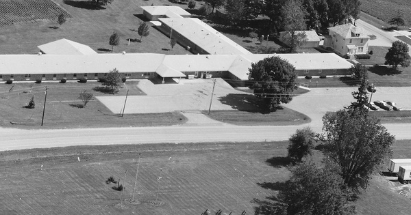 Vintage Aerial photo from 1984 in Poweshiek County, IA