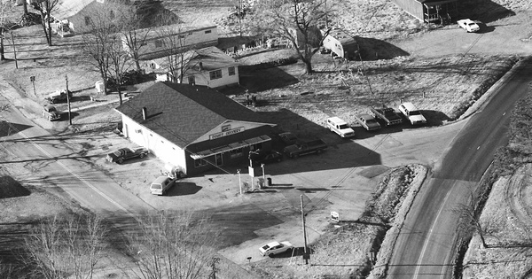 Vintage Aerial photo from 1985 in Edmonson County, KY